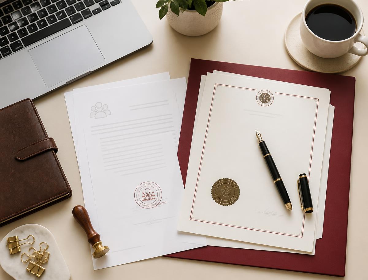 BusinessLaunch paperwork including LLC filing, EIN, and compliance documents